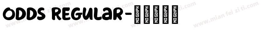 Odds Regular字体转换